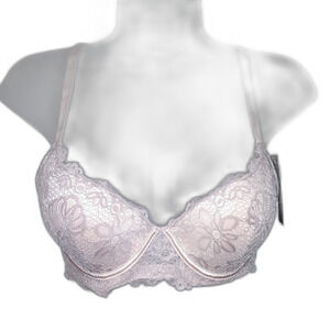 Youmita Plum Mauve 32B Push Up Bra NWT